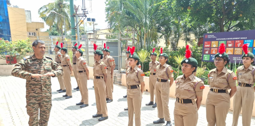 NCC Army Wing Training Drill